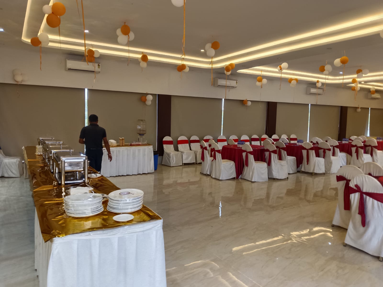 Banquet buffet hall