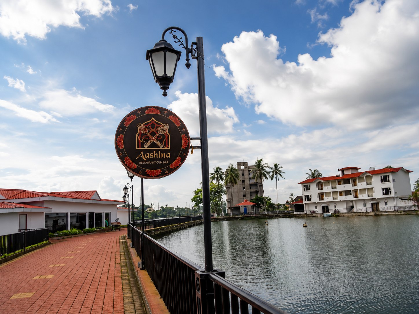 Aashina restaurant cum bar beside the lake
