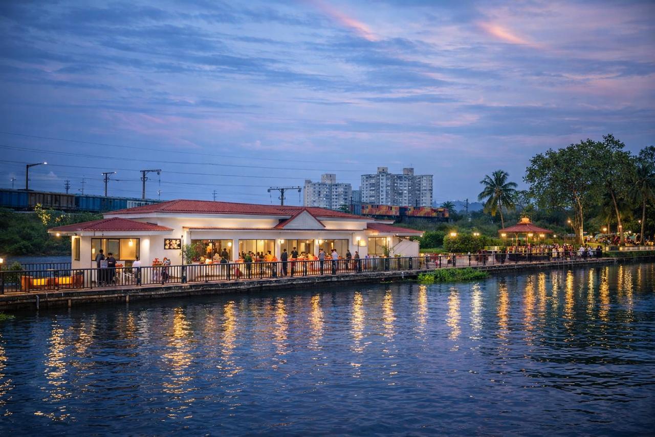 Evening dining by the lake