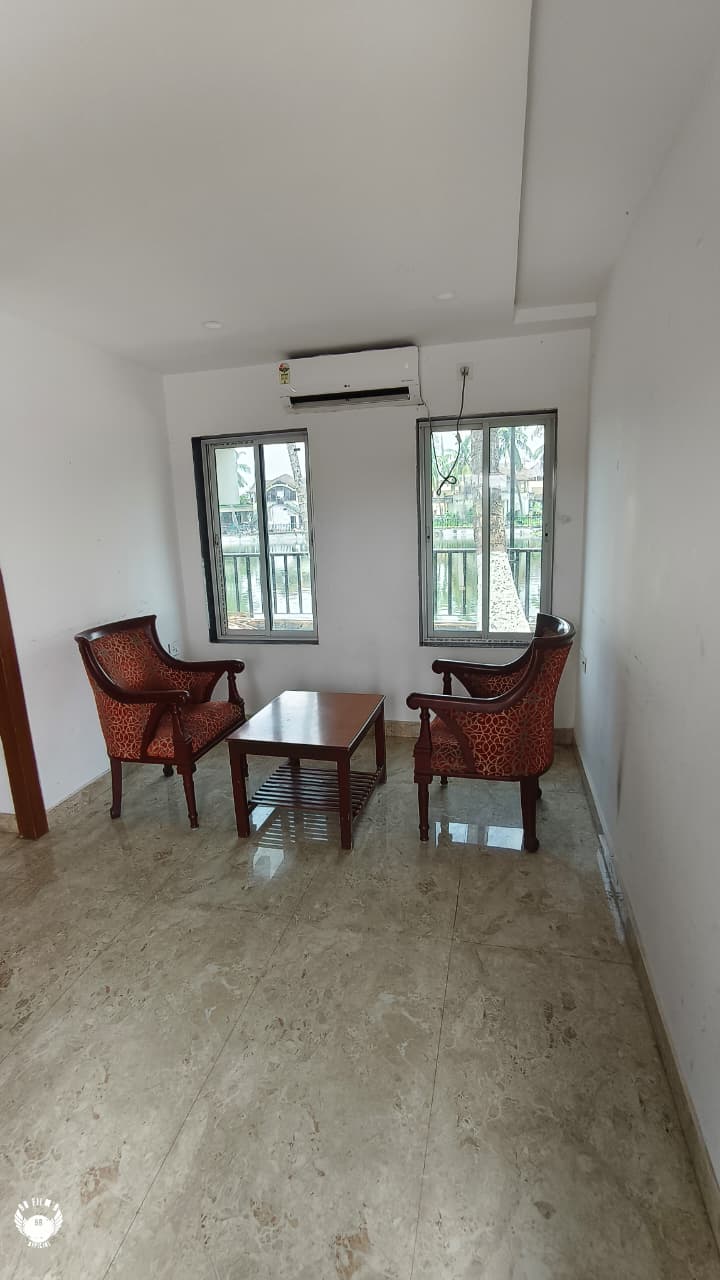 Private lounge seating near rooms